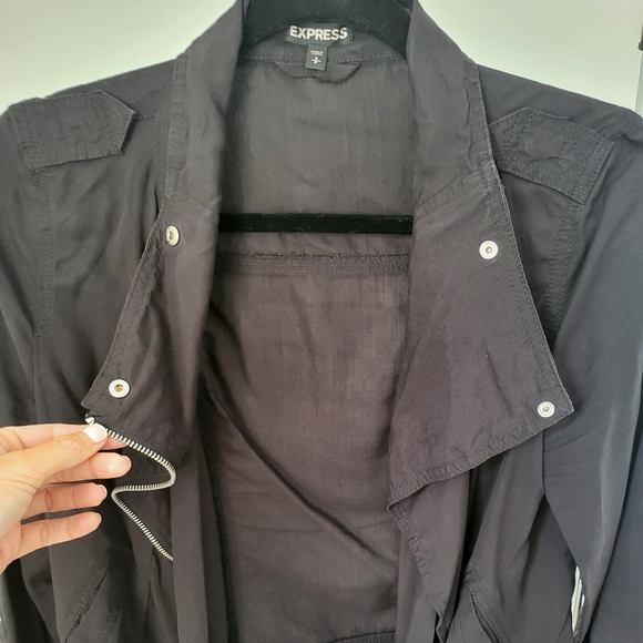 Express Drapey Moto Jacket - Picture 2 of 5
